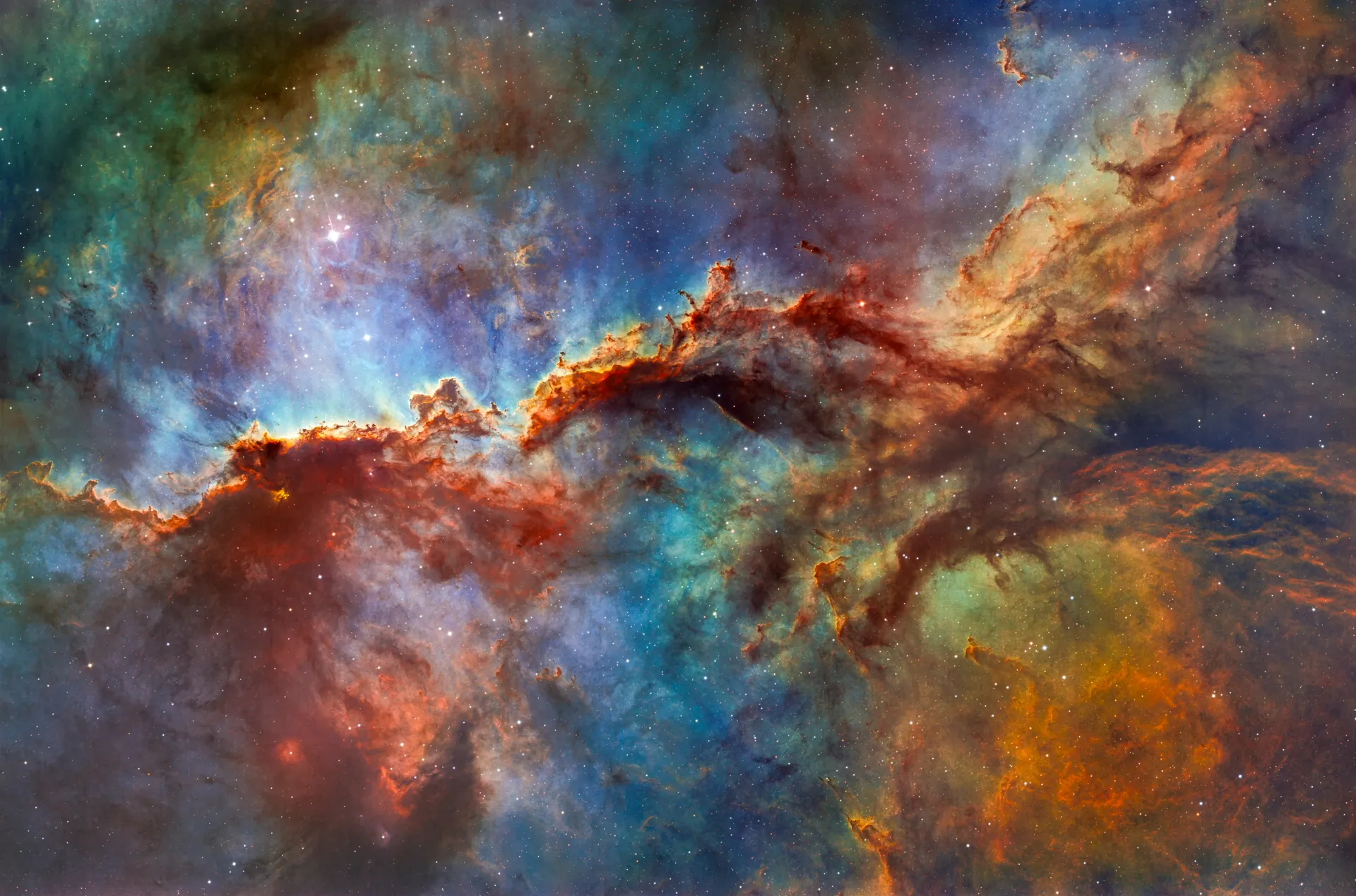Dragons combattants de l'Autel (NGC 6188)
