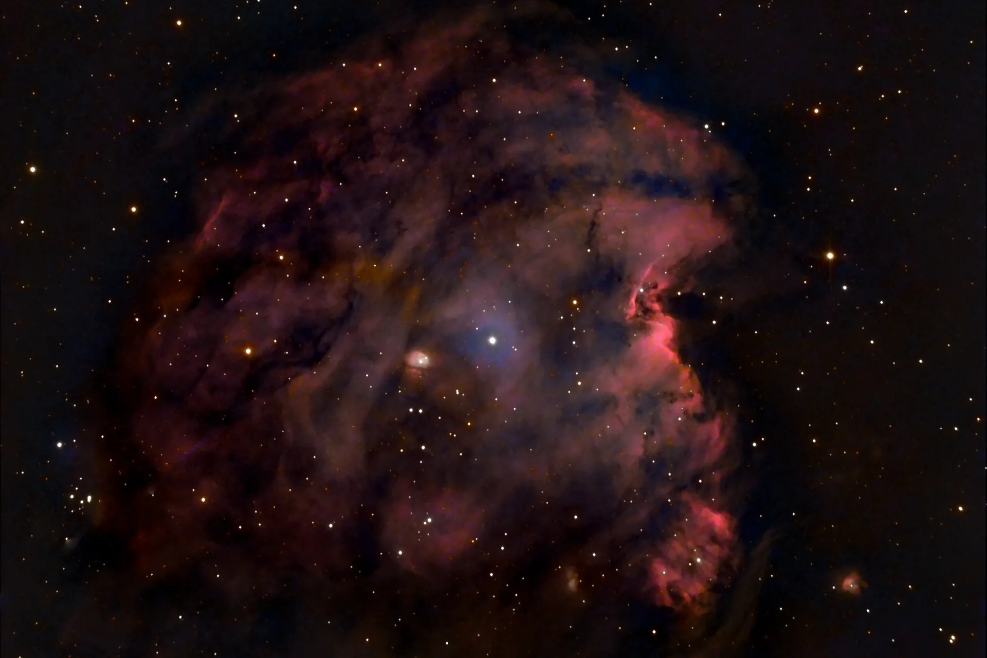 Nébuleuse de la tête de singe (NGC 2174)