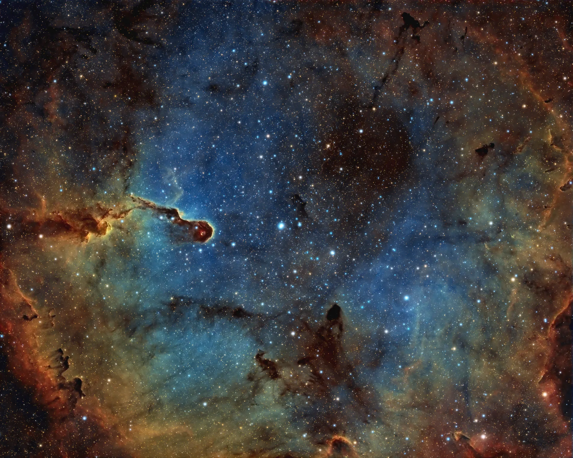 Nébuleuse de la trompe d'éléphant (IC 1396)