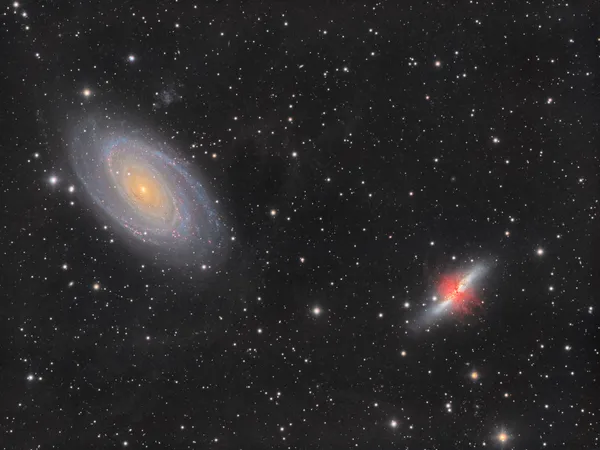 Galaxie de Bode (M81) et du cigare (M82)