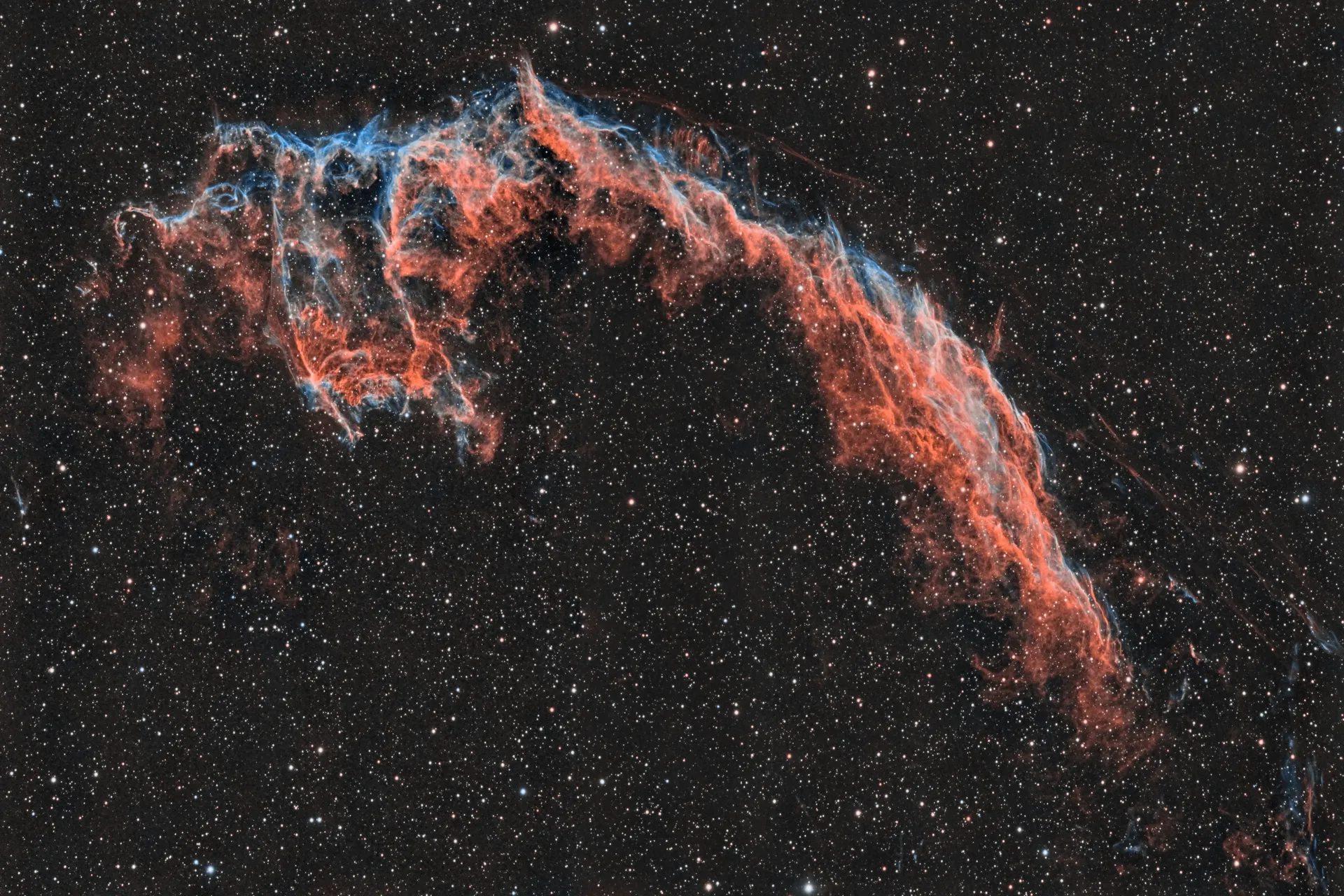 Grande dentelle du Cygne (NGC 6992 et 6995)
