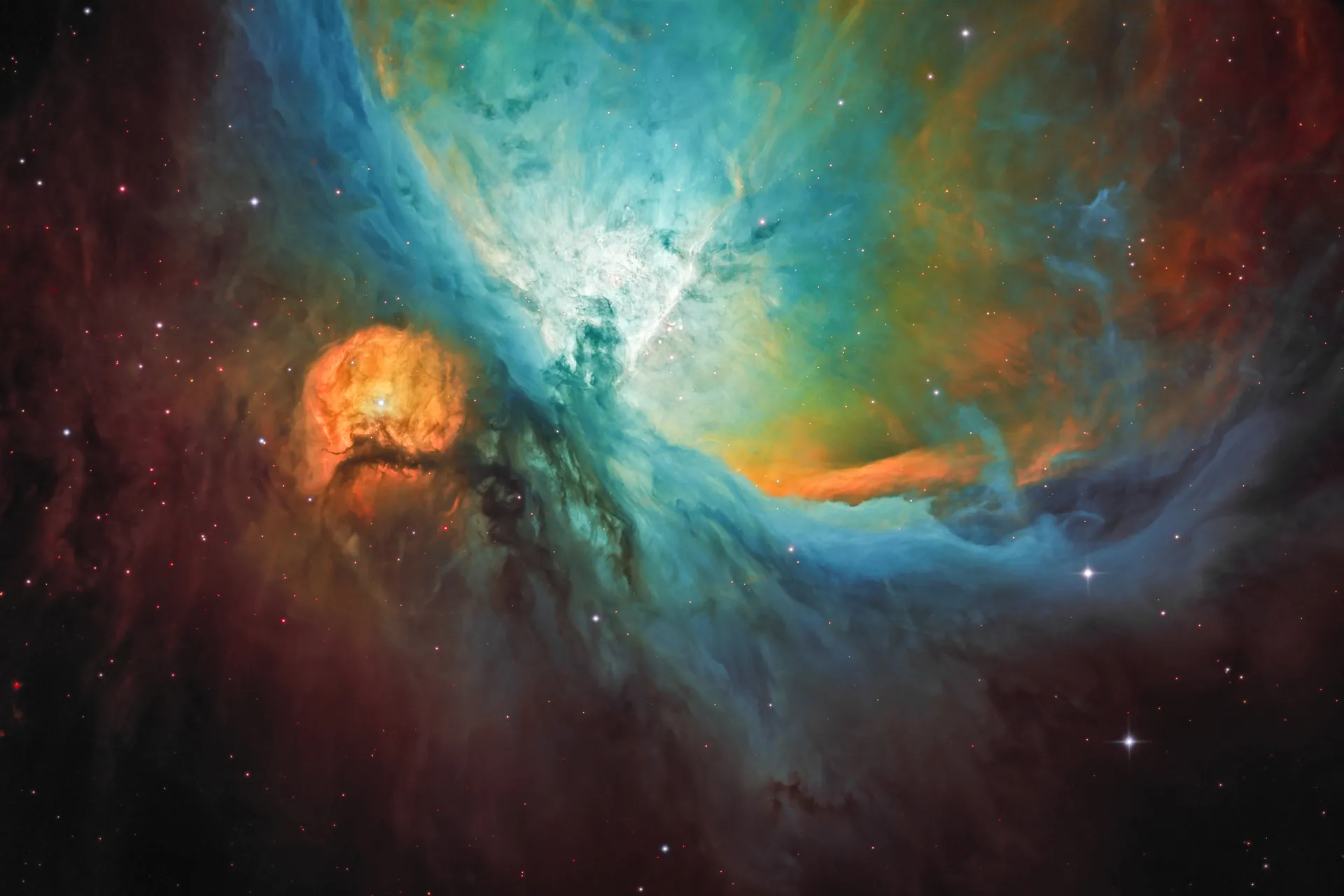 Cœur de la nébuleuse d'Orion (M42)